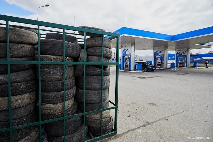 Водители Новосибирска могут бесплатно сдать старые шины на переработку