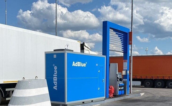 На АЗС «Газпромнефть» устанавливают заправочные модули с защитным реагентом ADBLUE для дизельных двигателей
